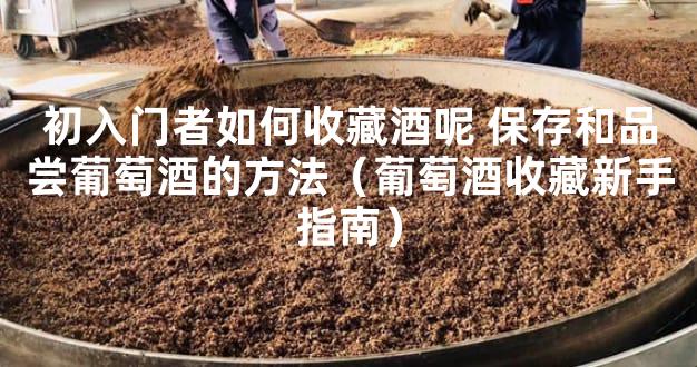 初入门者如何收藏酒呢 保存和品尝葡萄酒的方法（葡萄酒收藏新手指南）